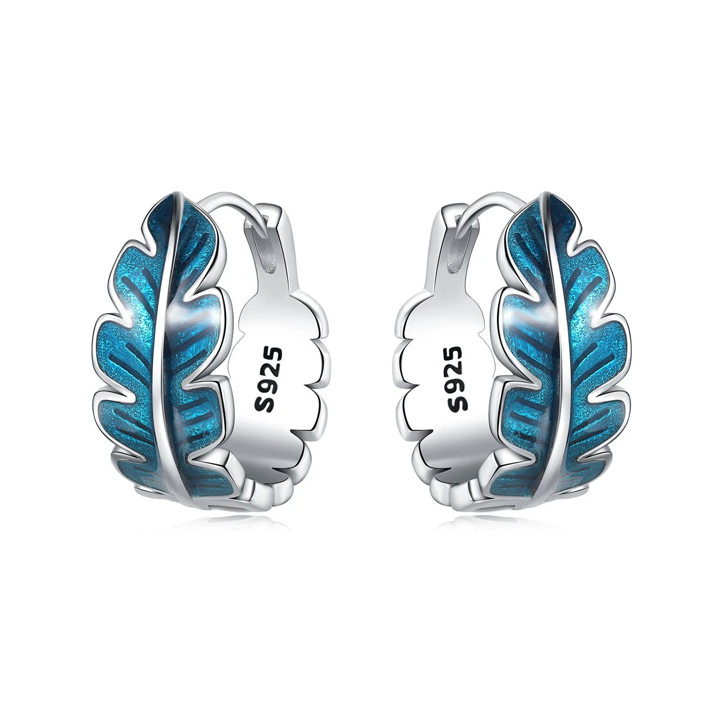 925 Sterling Silver Needle Iris Flower Hoop Earrings for Women Original Elegant Versatile Jewelry Birthday Party Fine Gift 2026