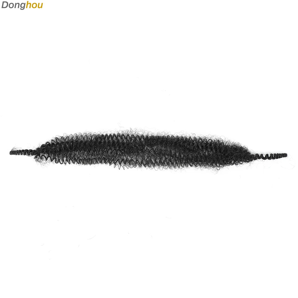 Donghou Ombre Blonde Ginger Afro Twist Hair 350 1B 30 27 613 Bug Colors Springy Twist Braiding Hair for Soft Locs Marley Braids