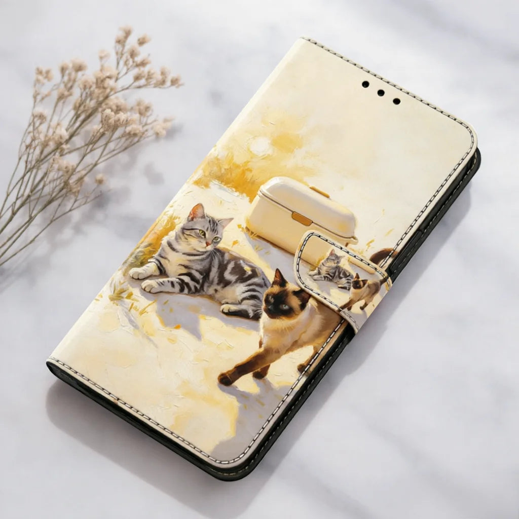 3D Magnetic Flip Leather Cover Wallet Case For iPhone 17 17e 16e 16 15 14 13 12 11 X Xr Xs 8 7 6 6s SE Mini Air Pro Max Plus