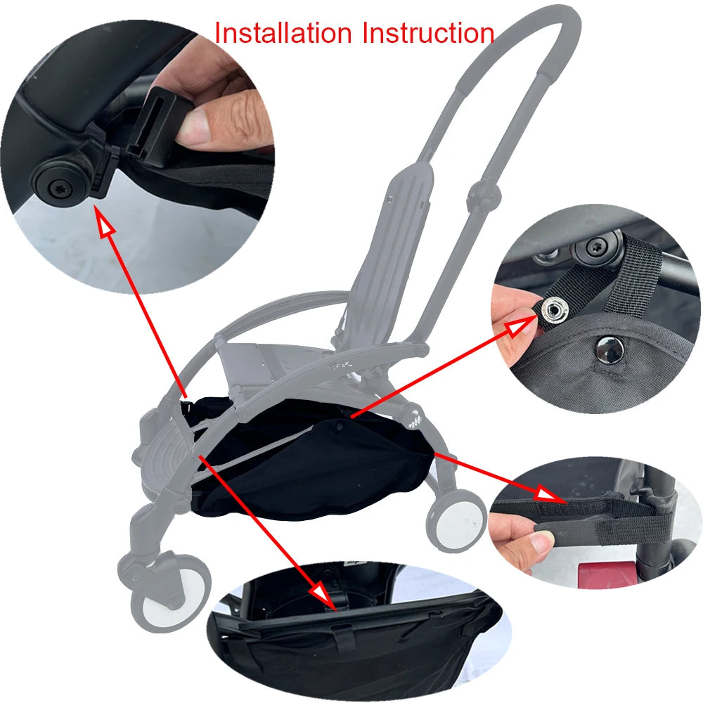 MomTan® Shopping Basket Compatible With YoYo & YoYo2 & YOYO 3 Strollers (NOT FOR OTHER STROLLERS)