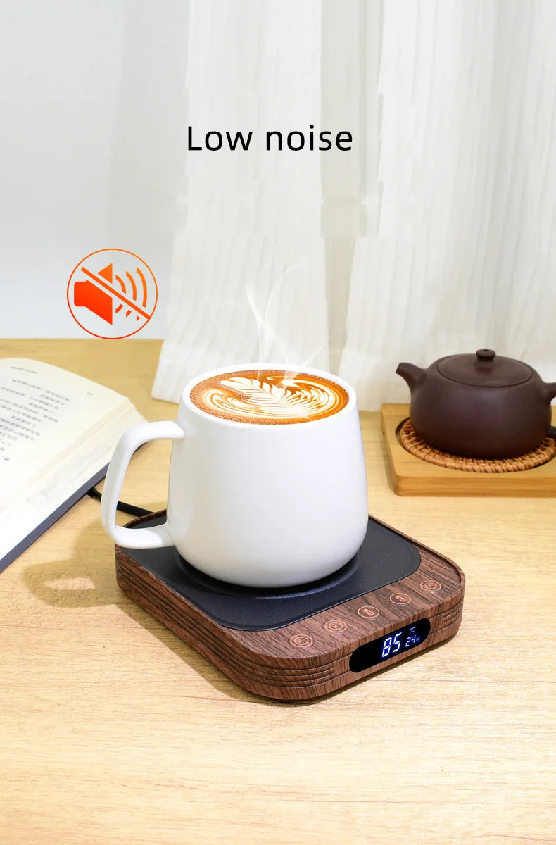 35W Electric Mug Warmer Cup Heater with 10 Gear Temperature Control Electric Hot Plate Warm Coaster Heating Pad 220V