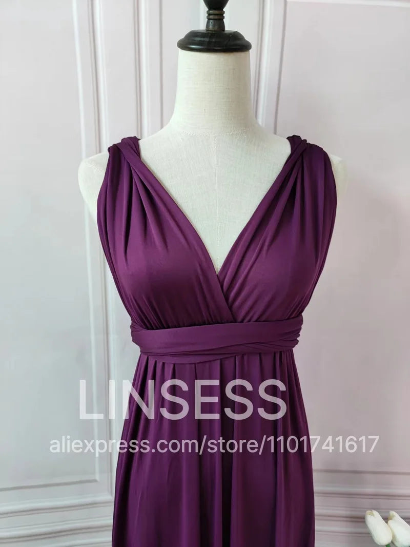 Multiway Maxi Dress Bridesmaid Dress Infinity Cocktail Dress Floor Length Bridesmaid Dress Maxi Dress for Bridesmaid Gifts