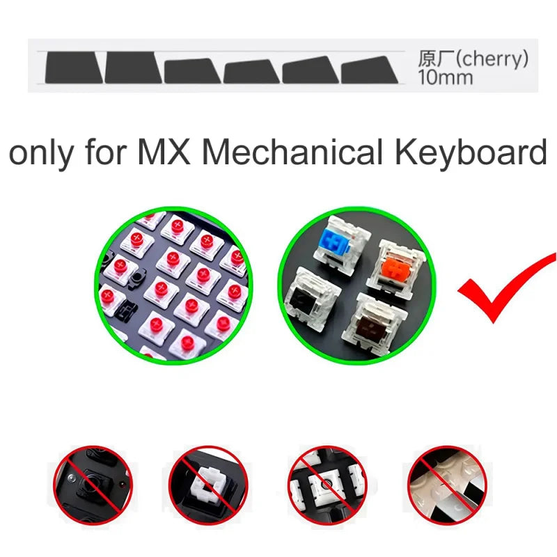 Cthulhu PBT Keycaps Set,130 Keys Custom Black Silver Metallic Silver Finish Cherry Profile Keycap For MX Mechanical Keyboard