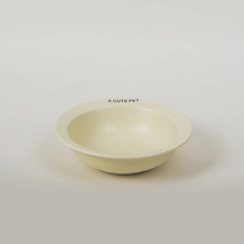 【E】Ceramic Pet Cat Bowl Pet Drinking Water Feeding Bowl Ceramics Cat Food Dog Food Utensils Cat Dog Pet Supplies Accessories