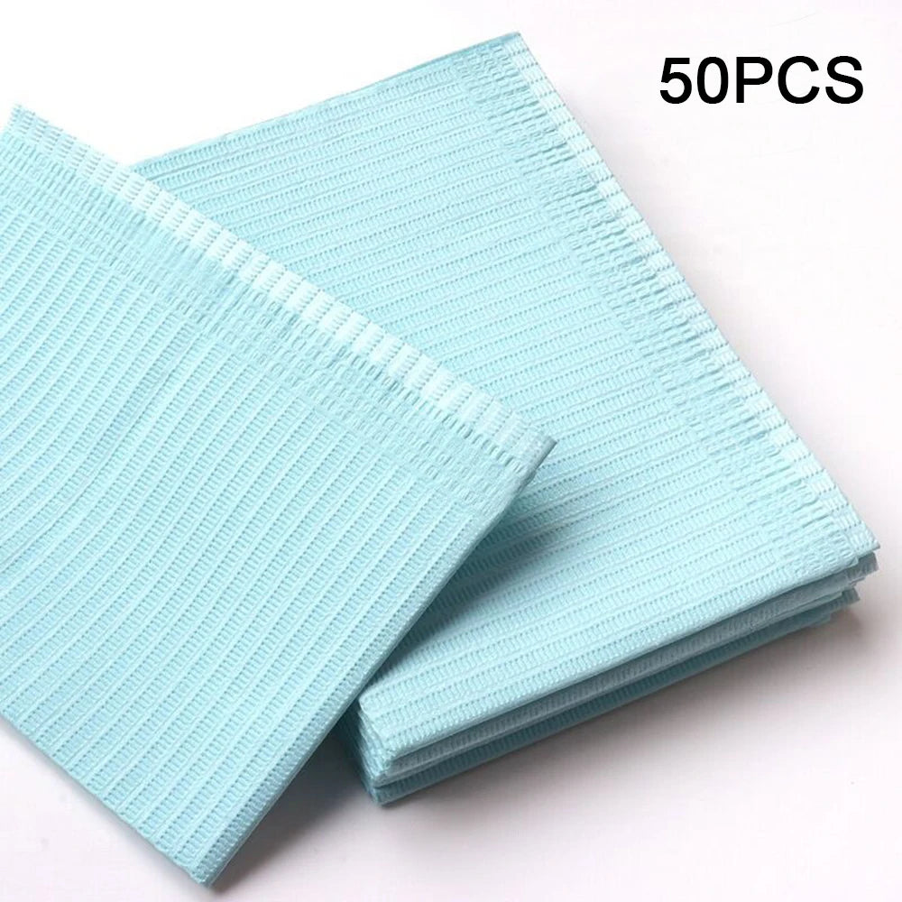 250/125/50/5pcs Black Tattoo Bibs Cleaning Wipes Pad Disposable Dental Tattoo Waterproof Sheets Paper Tattoo Accessories