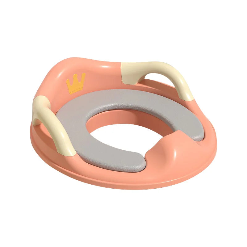 Baby Potty Mat Training Seat Handle Portable Soft Potty Mats Kid Toilet Household Auxiliary Non-slip Toilet Child WC Reducer