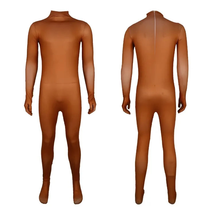 Cartoon Tung Sahur Costume Kids Long Sleeve Bodysuits Children Stage Performance Halloween Carnival Jumpsuit Mask Sets