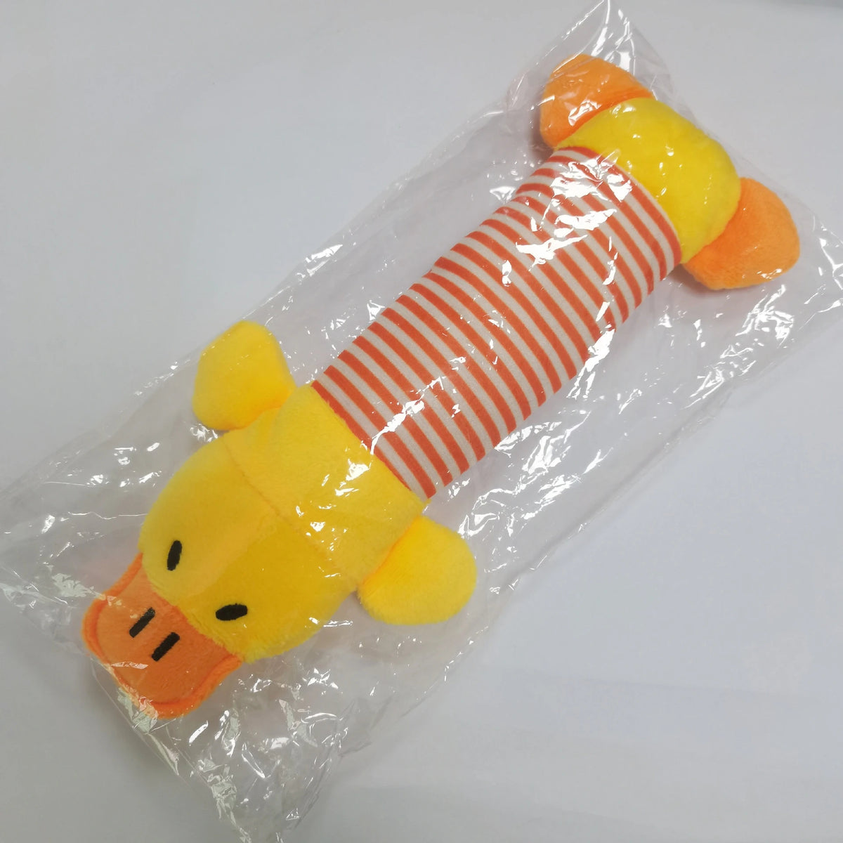 New Pet Toy Striped Elephant, Yellow Duck, Pink Pig Biting Pet Toy Simulated Pet Sound Dog Toy