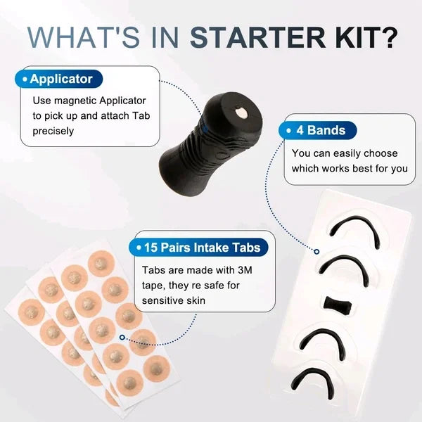 Adults Magnetic Nasal Dilator Set Anti-Snore Breathing Aid Clips Increase Nasal Airflow Snoring Relief Kit Improve Restful Night Sleep Quality