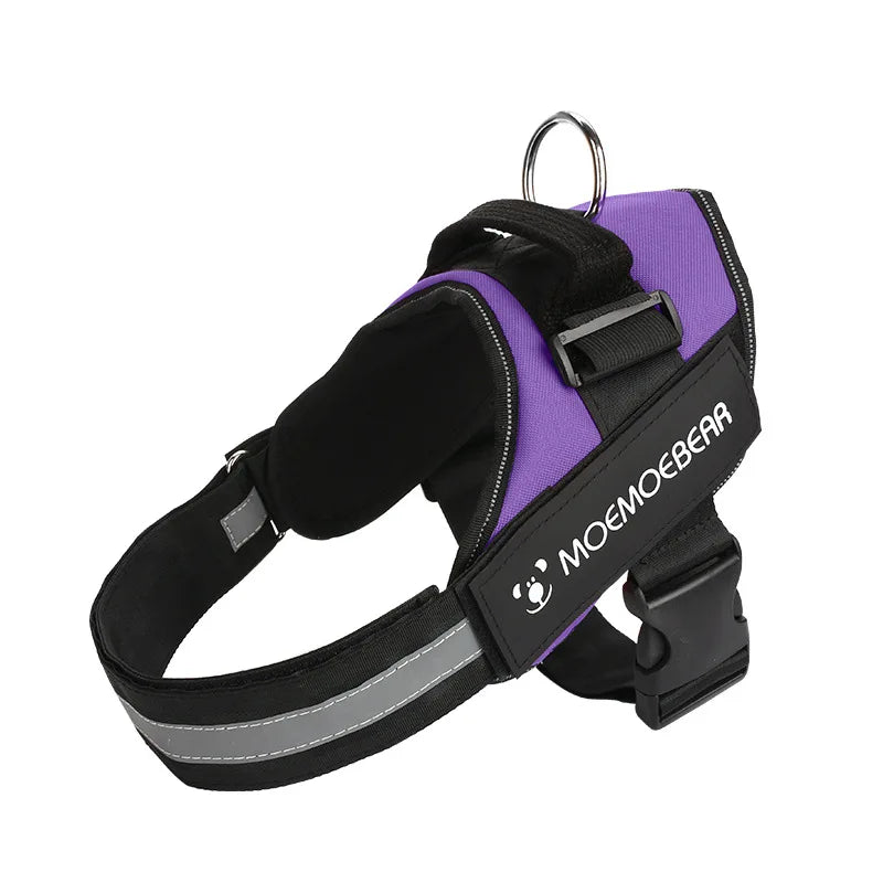 K9 Tactical Dog Harness and Leash Anti-Pull for Golden Retriever Pomeranian Adjustable Pet Walking Rope for Large Dogs