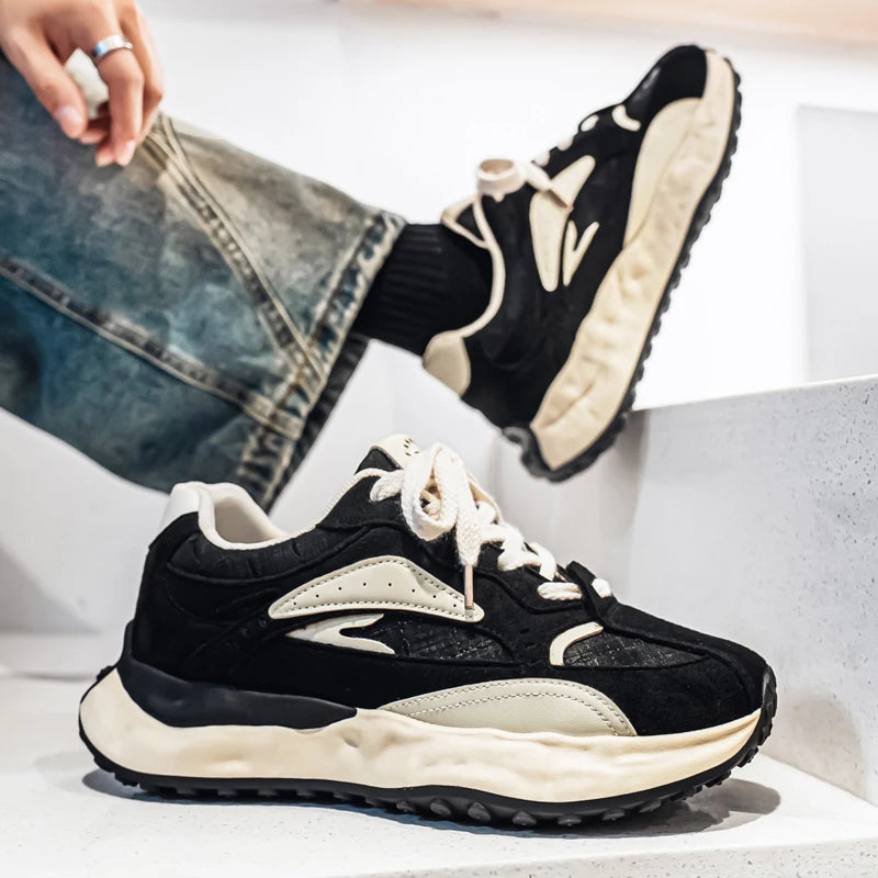 New Arrival Men's Casual Shoes PU Leather Sneakers Comfortable Tenis Masculino Outdoor Male Treking Footwear Travel Skate Shoes