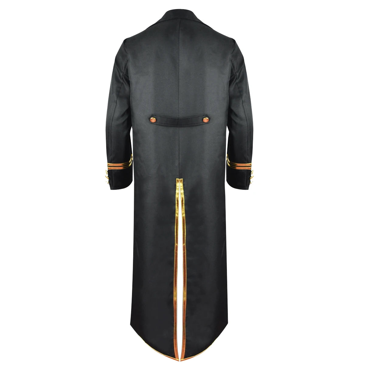 Halloween Costume Men Tuxedo Medieval Vintage Costume Male Mid-Length Punk Vintage Gilt Tuxedo Stage Performance Clothing