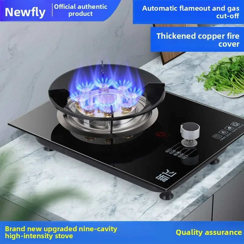 Frestec Single Burner Gas Stove for Natural Gas LPG Home Use High Power Desktop Built in Stove WWW