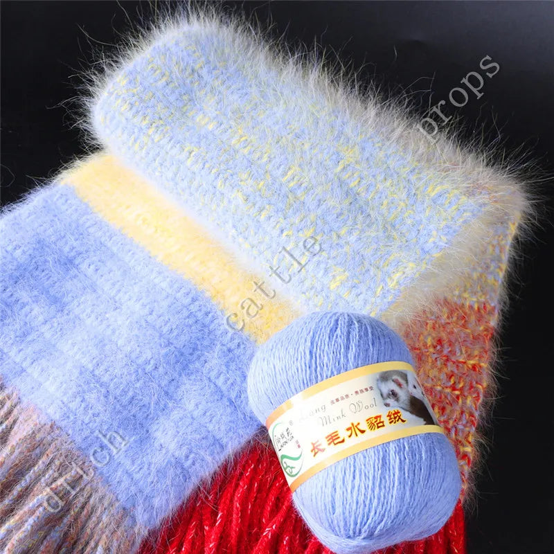 Newborn Photography props Pants Climbing Clothes BearTotal of Three Sets Handmade Knitted Mink
