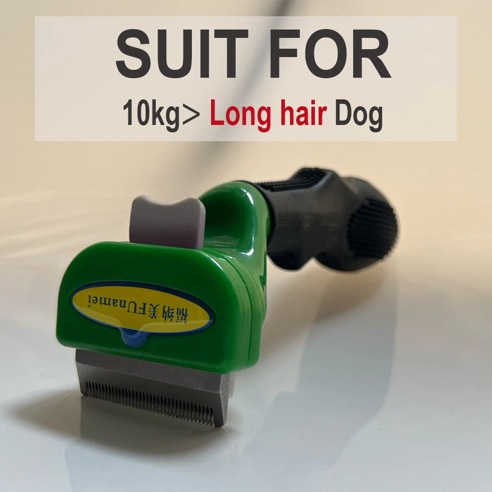 Funamei Dog Comb Dog Hair Removal Brush Cat Grooming Comb Hair Massage Combs 90% Shedding Pet Hair Remover for Dogs Cats Brush