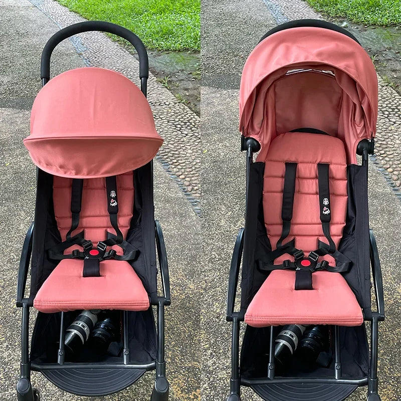 Baby Stroller Accessories 2pcs/set 6+ Sunshade&Mattress Fit for Yoyo/Yoyo3 Thickening UPF50+ Waterproof Canopy With Seat Liner