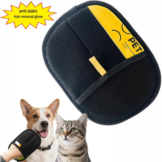 Upgrade Large Pet Hair Removal Grooming Gloves Static Fur Remover for Cat Dog Sofa Carpet Clothes