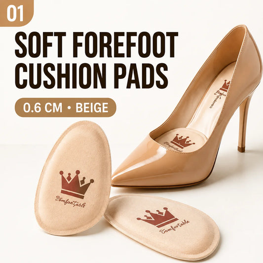 Women Forefoot Pad Pain Relief Insert Half Insoles High Heel Shoes Non-slip Cushion Shoe Breathable Sweat Absorbing Foot Pads