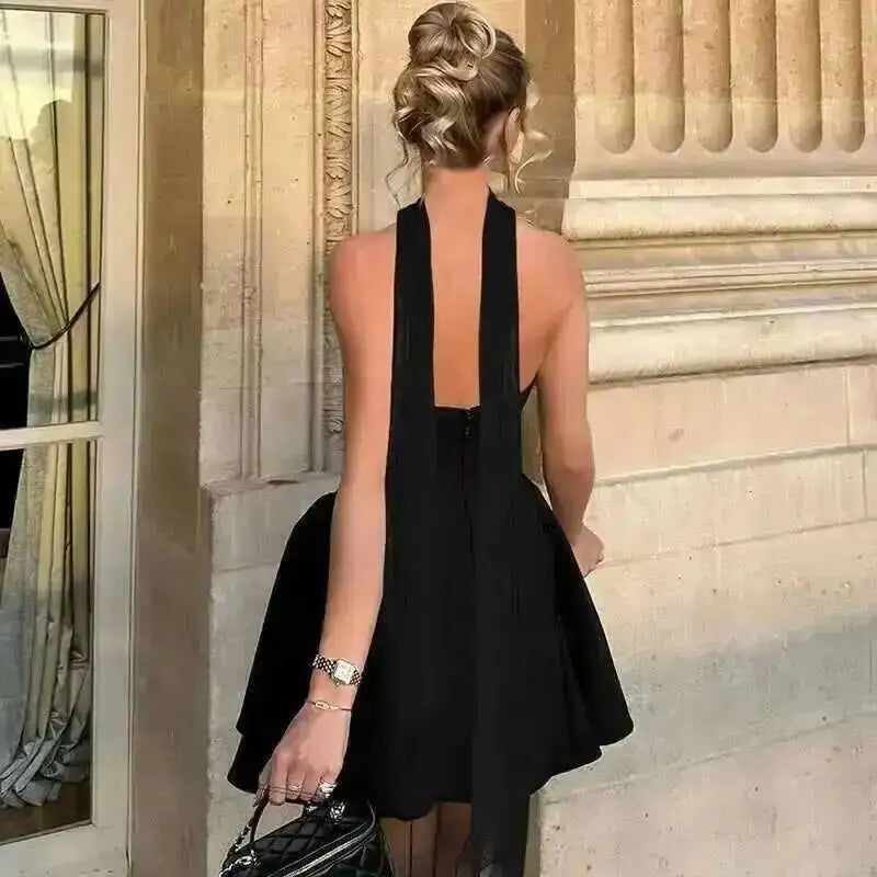 Avrilyaan Off Shoulder Backless Sexy A-line Dress Women 2025 Elegant Party Dress Strapless Bodycon Mini Summer Dress Vestidos