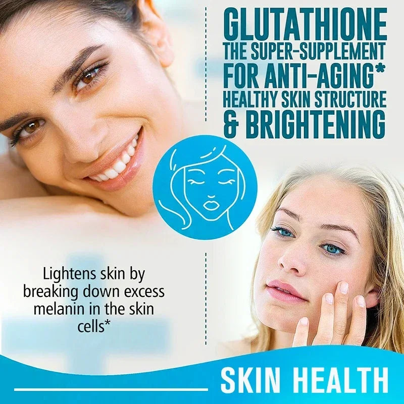 Glutathione & NAC Detox Formula Capsules, Supports Antioxidant Protection, Liver Function, Skin Brightening & Immune Balance