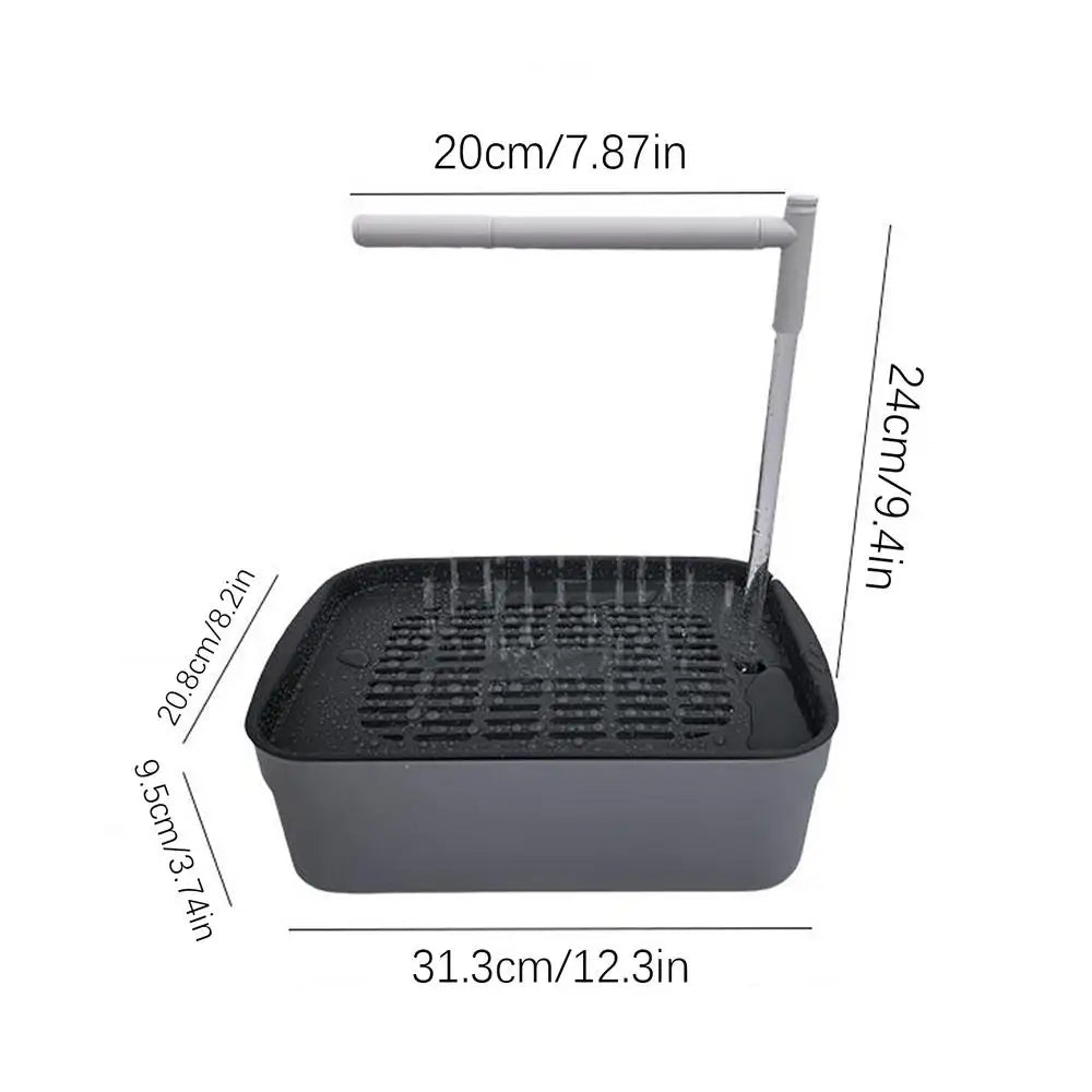 2026 New Automatic Parrot Bird Bath Tub USB Electric Pet Circulating Water Bathtub Shower Fountain Pet Supplies