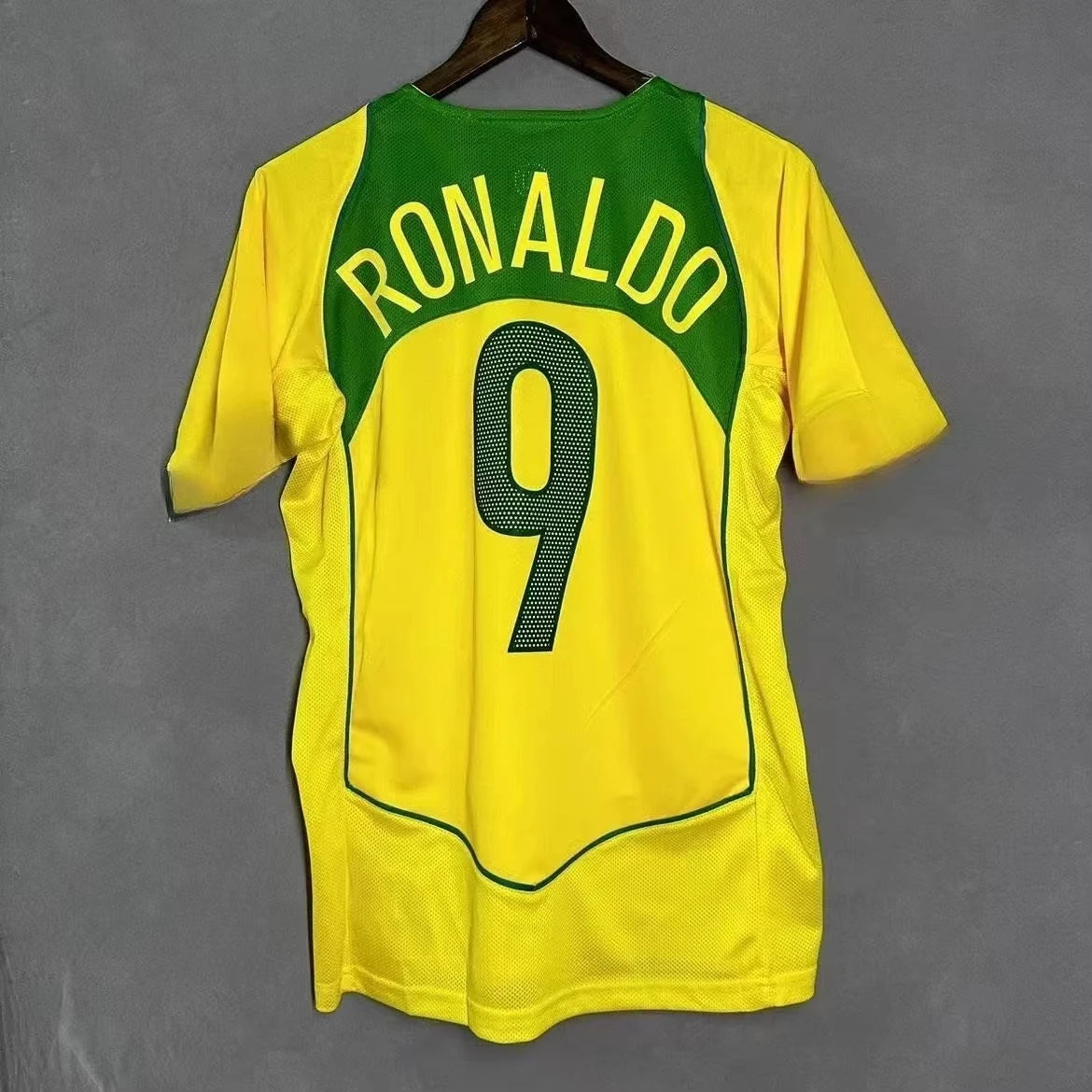 Brazil National Team Home Retro 3D Printed Men's and Women's Fashion Sports Short Sleeve Jersey Fan T-Sh Memorial Edition