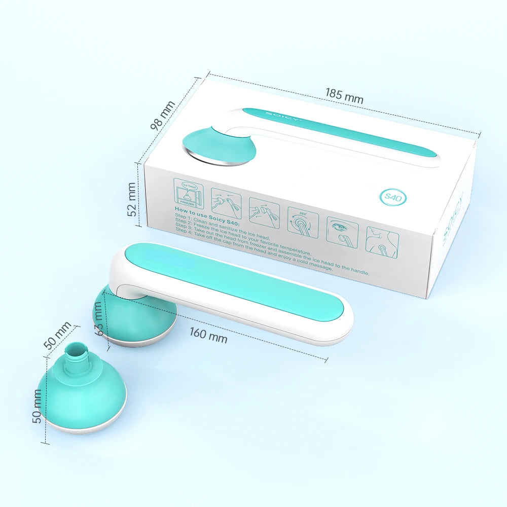 Face Ice Massager Cooler RollerIce Compress Hammer Skin Tighten Reduce Edema Shrink Pores Body Relax Cold Therapy Skincare Tools