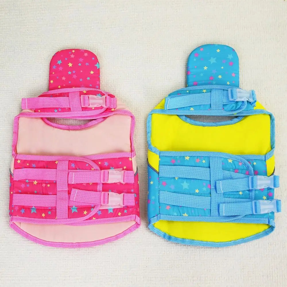 Pet Supplies Adjustable Pet Swimming Jacket High Flotation Reflective Dog Swimming Vest Breathable Pet Life Vest Swimming