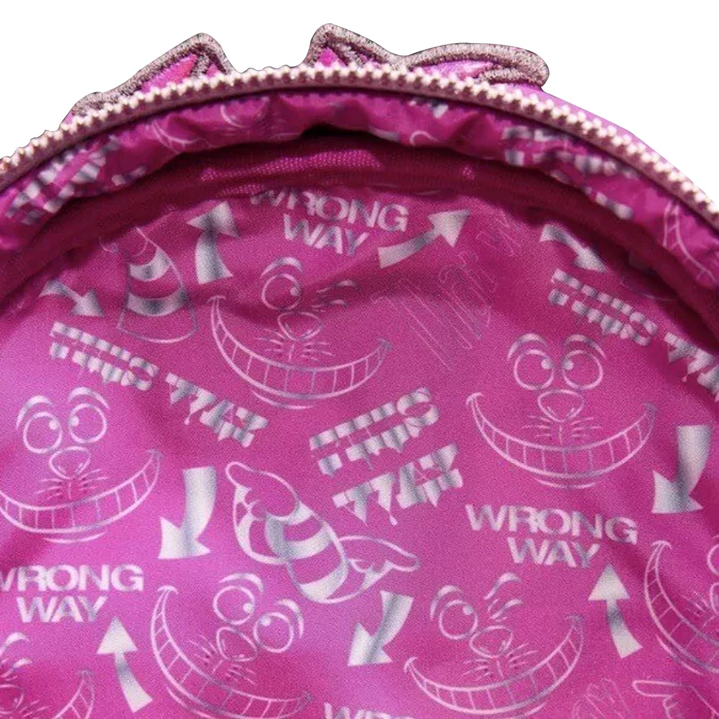 Loungefly Alice in Wonderland Cheshire Cat Mini Backpack Wallet Snap Flap Bifold