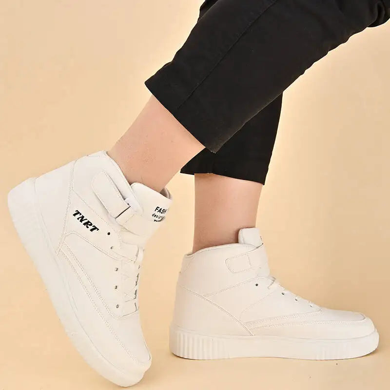 Mens Shoes 2025 Vulcanize ShoesSneakers Man Vulcanized Sneakers Male Comfortable High Top Shoes Fashion Light Men Autumn Spring