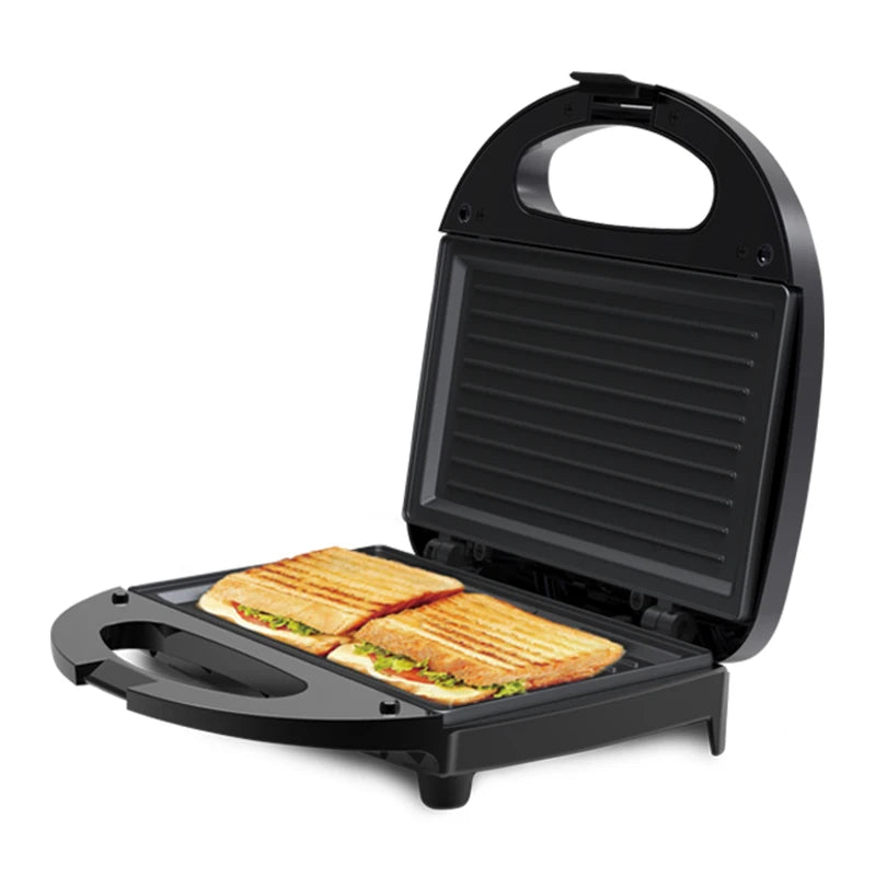 Electric Waffle Maker Panini 750W Sandwich Maker Cooking Kitchen Appliances Breakfast Waffles Machine Non-stick Iron Pan Sonifer