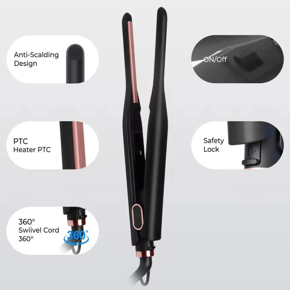 Narrow Flat Ceramic Hair Extension Iron For Melting Italian Glue Sticks And Making K Tips Hair Extension By Bulk