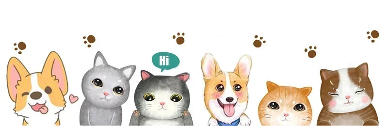 Self-Assembly Ceramic Double Cat Bowl Dog Bowl 400ML Pet Feeding Water Bowl Cat Puppy Feeder Product SuppliesFood Water Bowls