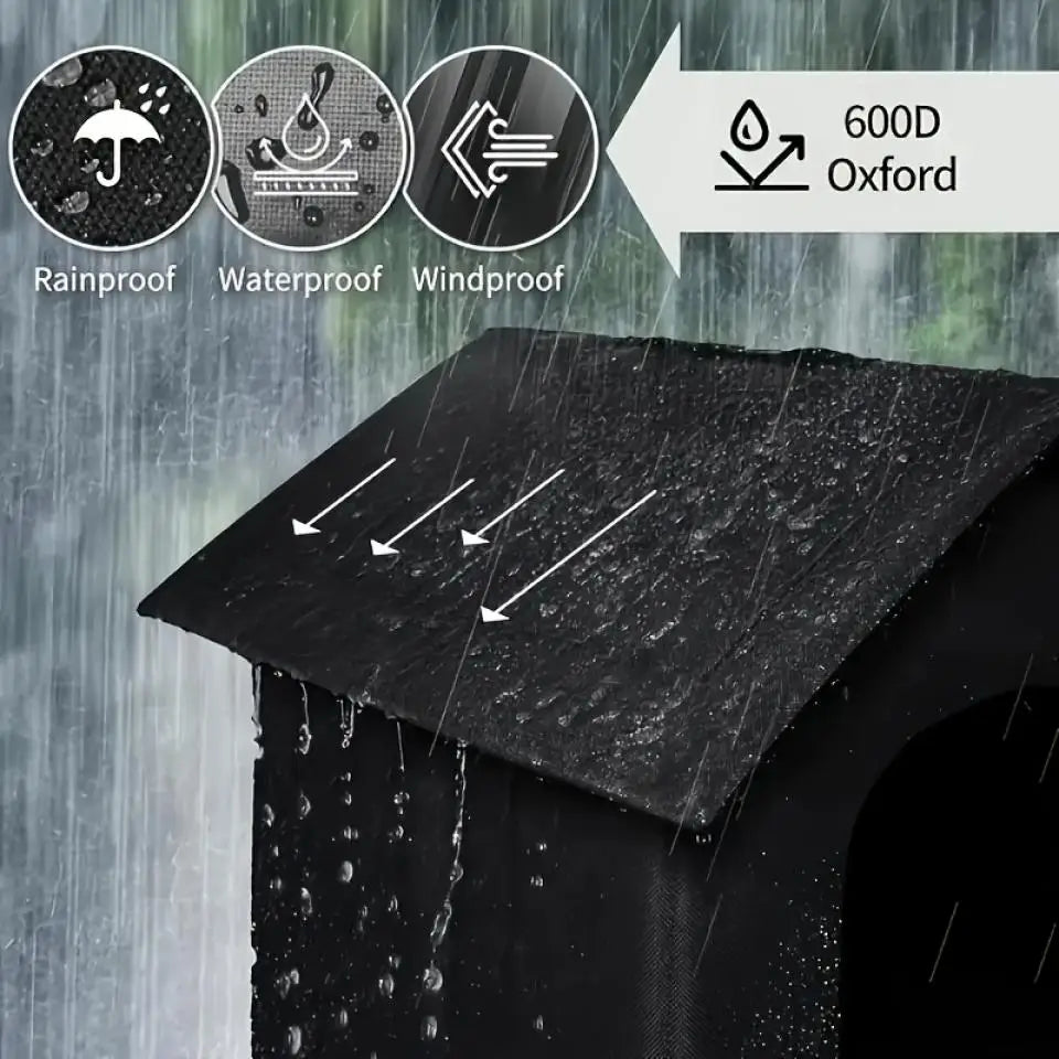 Outdoor Cat Shelter Heated Cat House Waterproof Insulated with Elevated Base Feral Cats Shelter Street House In Winter Yard