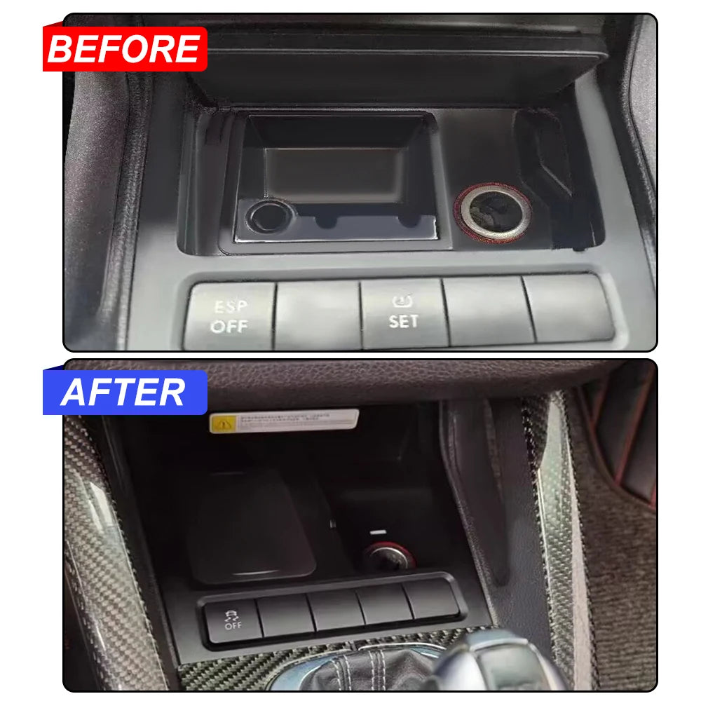 Car wireless Charger For volkswagen Golf 6 MK6 Golf 5 MK5 Scirocco Sagitar 2008-2013 Charging Panel Pad Phone Holder Accessories