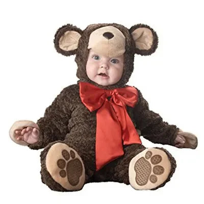 Halloween Costume Baby Boy Clothes Girls Monkey Polar Bear Romper Kids Clothing Set Baby Hat Socks Toddler Set