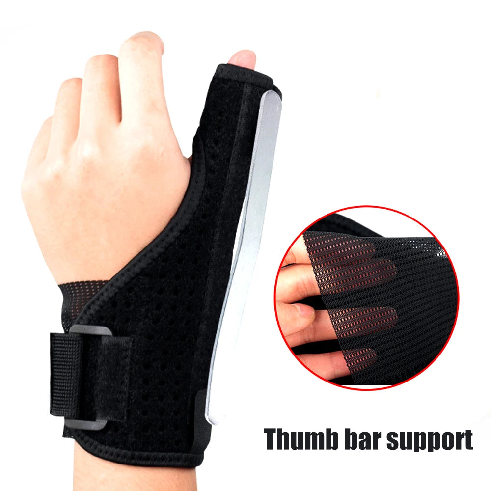 1Pcs Wrist Thumb Support Brace Wrist Splint for Tendonitis Arthritis Breathable Thumb Protector Guard Fits Right and Left Hand