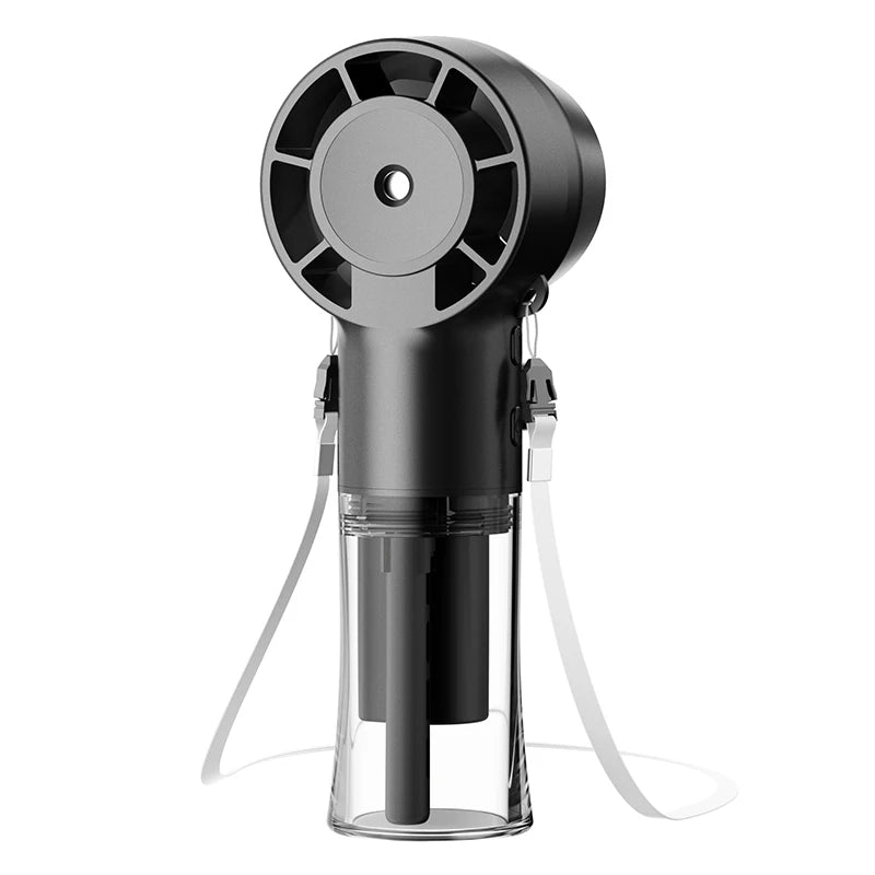 HOMEFISH Handheld Misting Fan Portable Mister Fan  Rechargeable Spray Water Mist Fans Mini Cooling Mister Fans with 4 Speed Wind