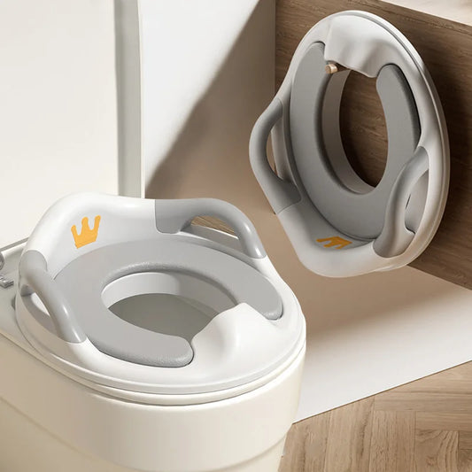 Baby Potty Mat Training Seat Handle Portable Soft Potty Mats Kid Toilet Household Auxiliary Non-slip Toilet Child WC Reducer
