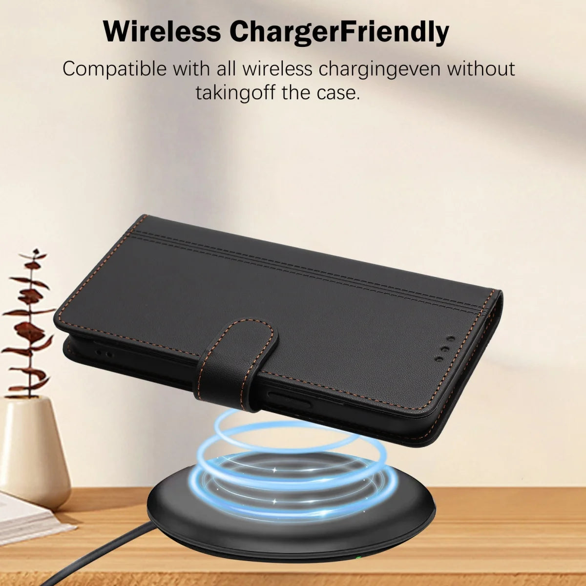 Luxury Premium Leather Wallet Case For iPhone 17 16 15 14 13 12 17 Pro Max Plus Air 17e 16e Wallet Card Slot Magnetic Flip Cover