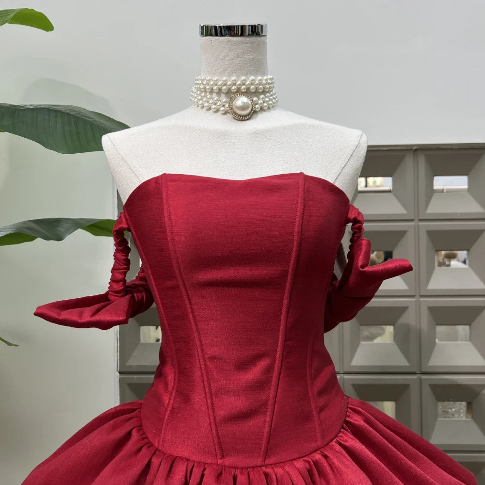 Luxury Women's Summer Nightclub Party Dresses Sexy Off Shoulder A Line Ball Gowns Elegant Birthday Cocktail Dress With Shorts