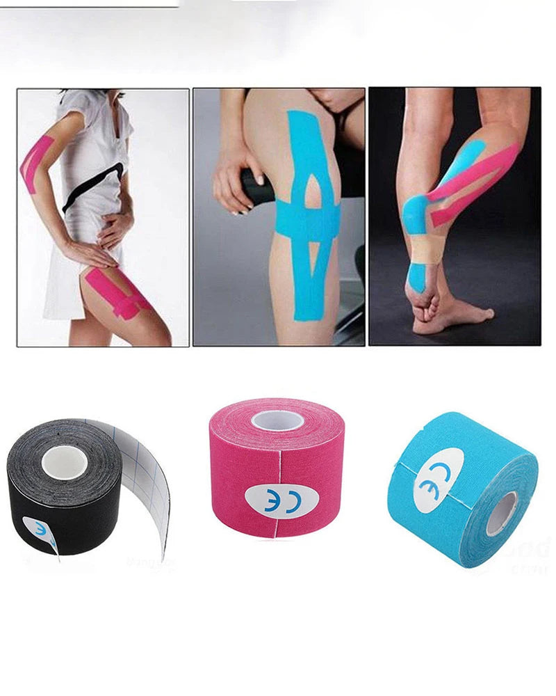 1PC/5PC GOUNOD Elastic Kinesiology Tape Sports Muscle Tape Bandage Care Kinesiology First Aid Tape Muscle Injury Sports Tape