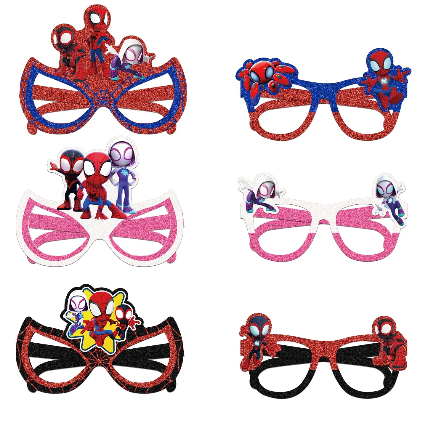 Spidey And His Amazing Friends Birthday Party Decoration Supplies Set Merry Christmas Balloons Cake Topper Tableware Party Gifts
