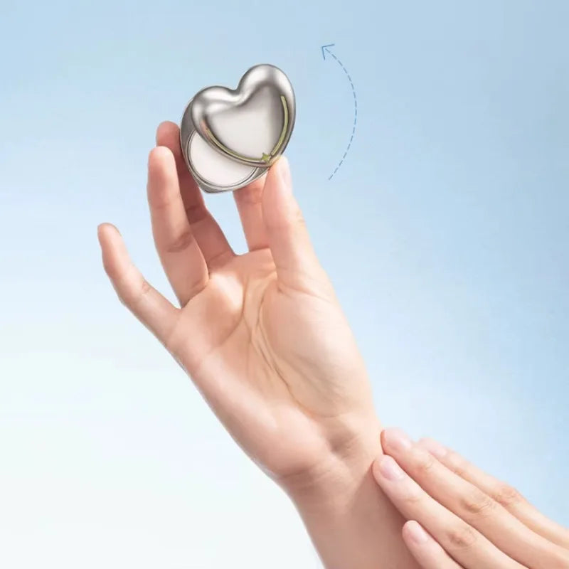 Solid Perfume Necklace – Long-Lasting Scent,Heart-Shaped Pendant,Portable Bag Charm & Fragrance Gift for Women