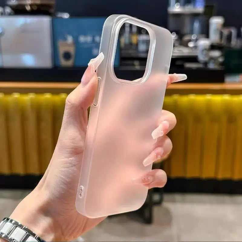 Ultra Thin Matte Hard Translucent Clear Phone Case for iPhone 17 16 15 14 13 12 11 Pro Max XS X 7 8 Plus Shockproof Bumper Cover