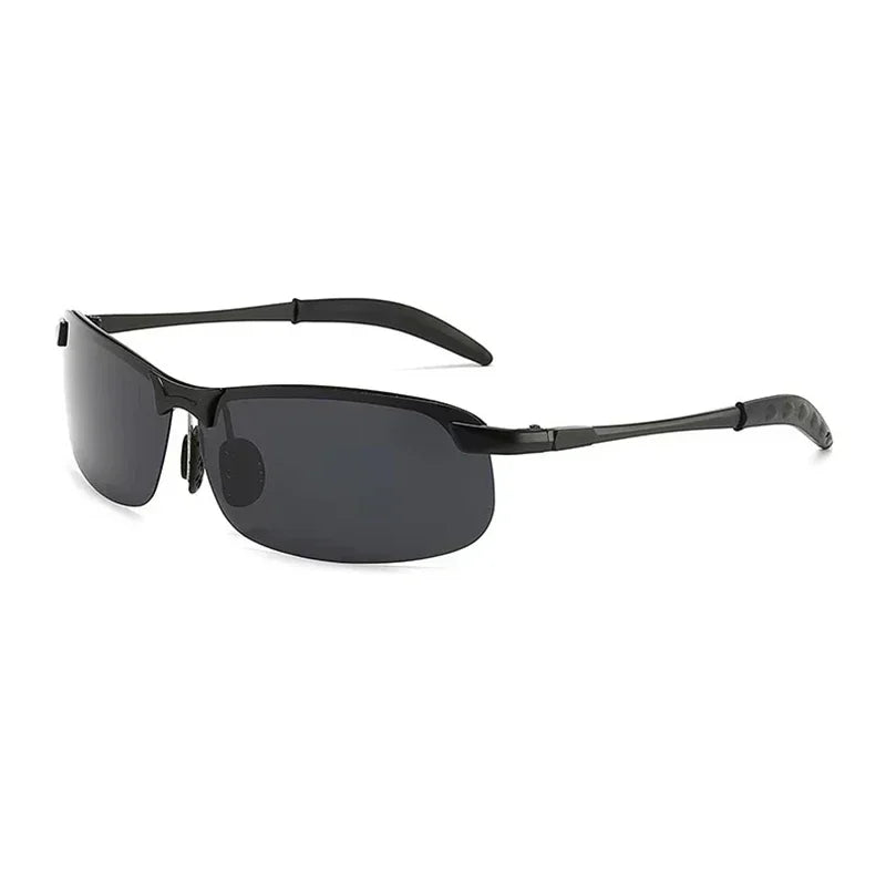 Men Photochromic Polarized Sunglasses Day Night Dual Use Color Changing Driving Fishing  Anti Glare UV Night Vision Glasses 1PC