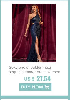 Sexy vintage Maxi Sequin cocktail Dress bridesmaid Prom Dresses for Women Casual Party Long sleeve club Bodycon Dress vestidos