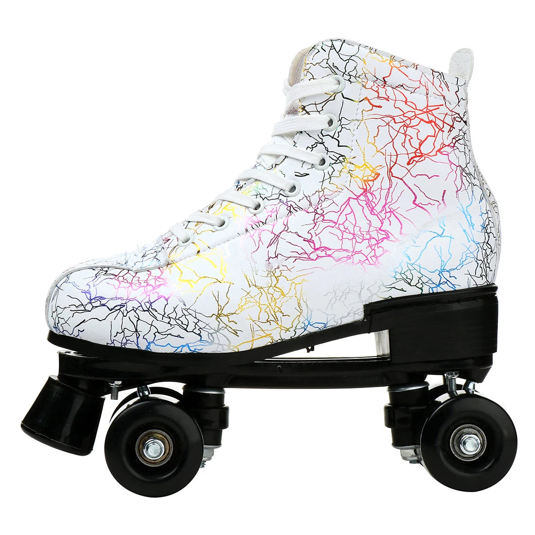Flashing Quad Roller Skates Adult Flashing 4 Wheels Skates For Women Men Outdoor Sports Ice Skating Rink Quad Sneakers