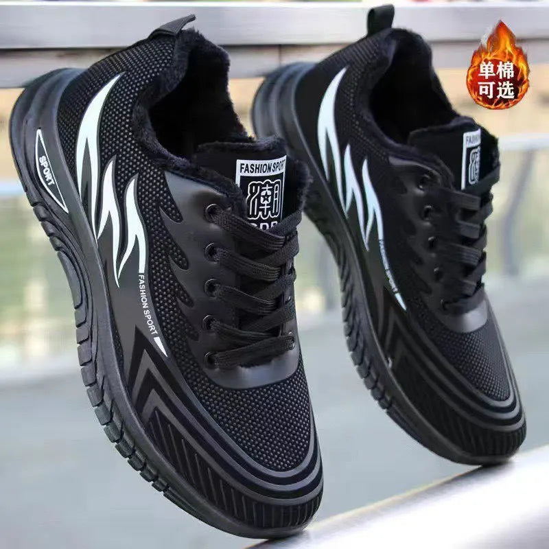 Men's Sport Shoes New Lightweight Comfortable Fashionable Casual Running Shoes Suitable for Youth Thick Bottom Running Style