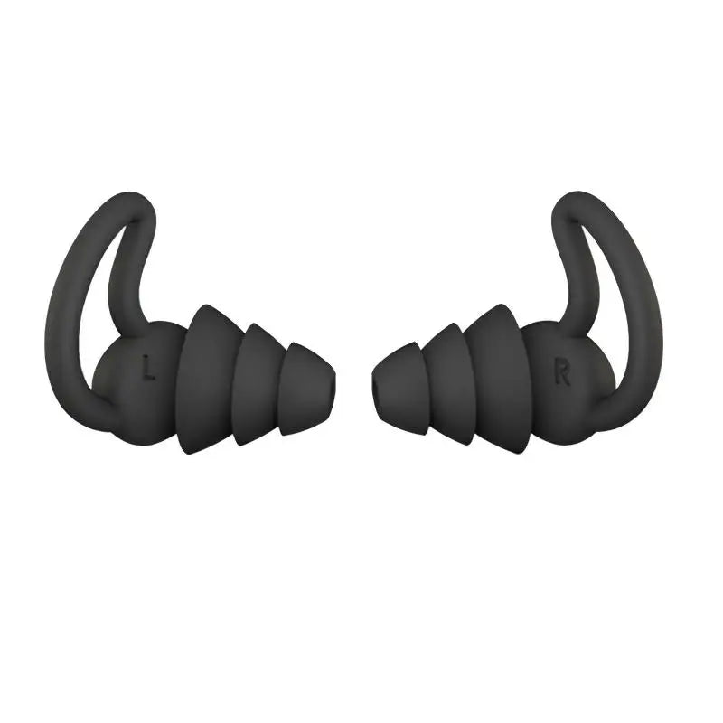 Silicone Noise Reduction Ear Plugs, Waterproof Earplugs for Swimming, Block Snoring & Noise, Quiet Sleep Helper for Students Dor